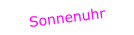 Sonnenuhr